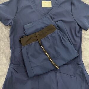 Skechers Navy V-Neck Top